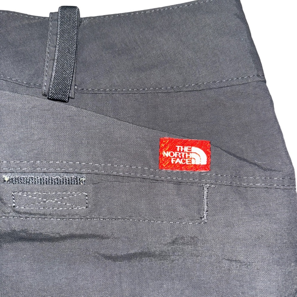 North Face women’s Convertible Pants Shorts Zip Off Hiking Walk Size 12 Gray - Picture 5 of 10